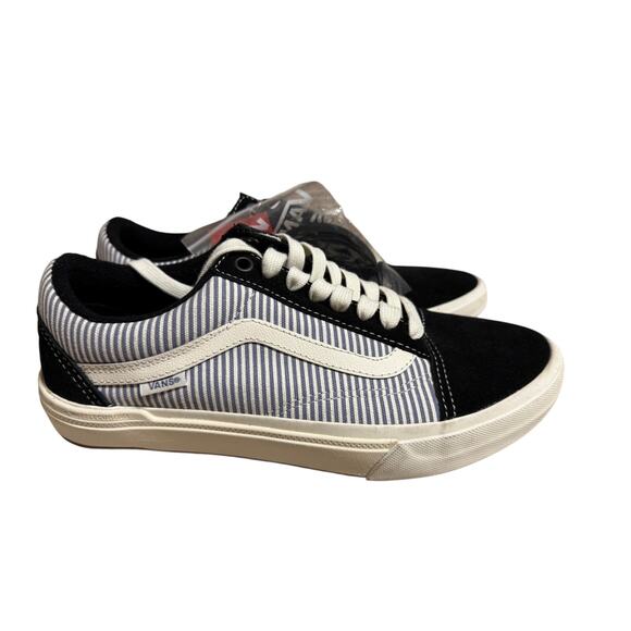 NWT Vans Old Skool Federal Biking BMX Men's Blue White Stripe  Popcush, 7.5 - Picture 1 of 9